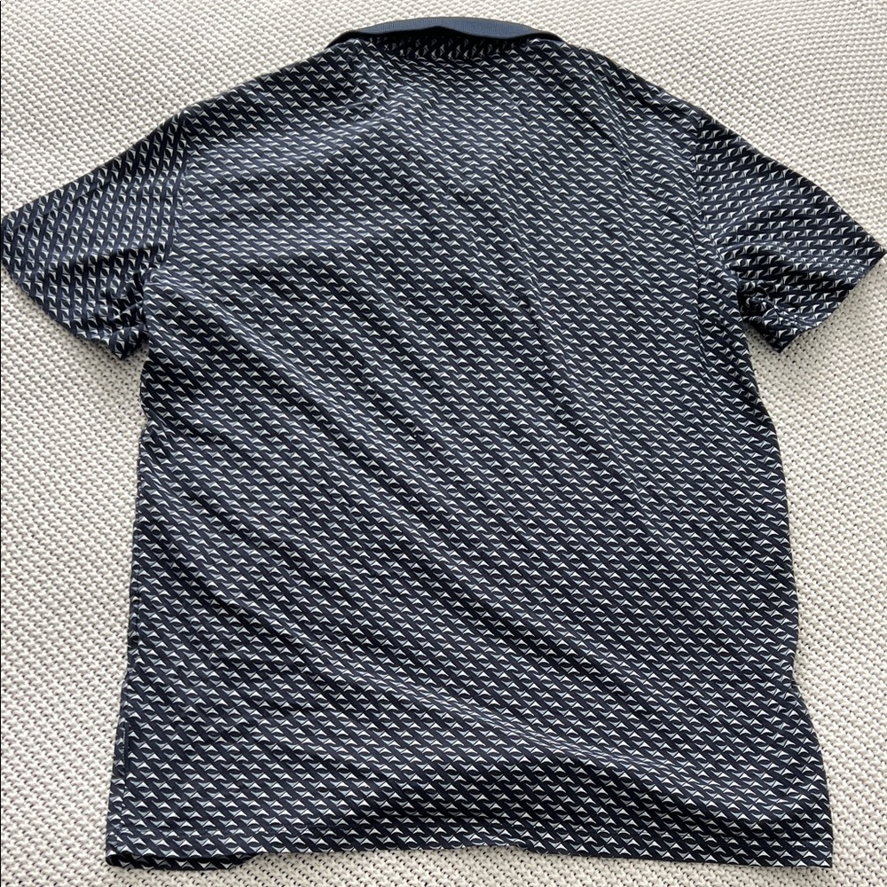 Armani Exchange Black and Gray Polo Shirt - Picture 5 of 9